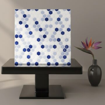 سرامیک طرح استخری 30*30 مدل هگزاگن دارک